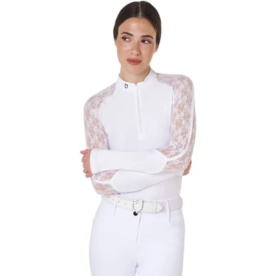 Dames longsleeve trainingspolo Equestro