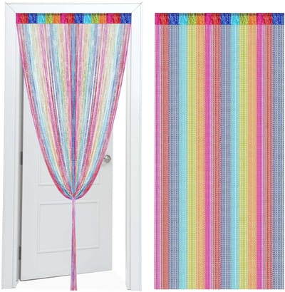 Unyqoos ® Elegant en Functioneel Veelzijdig Draadgordijn voor Terrasdeuren en Interieurdecoratie