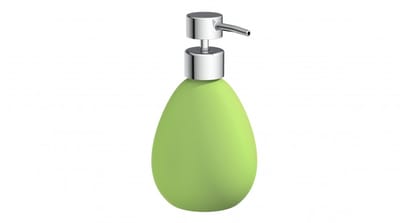 EISL Zeepdispenser Keramiek Mat Appelgroen 160 mm – Navulbare Zeeppomp voor Badkamer en Toilet
