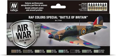 Luchtgevecht Air-Brush Kleurkit voor WWII-modelbouw