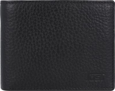 Jost Stockholm Portemonnee Leer 12 cm - Jongens - Horizontaal - schwarz