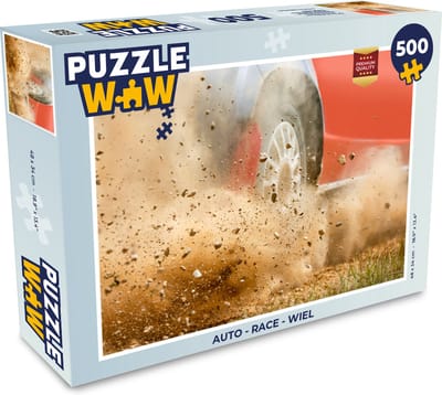 Puzzel Auto - Race - Wiel - Legpuzzel - Puzzel 500 stukjes
