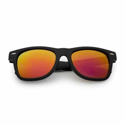 Freaky Glasses® – Classic Style - Festival Bril – Rave bril – Dames – Heren - Oranje Spiegellenzen