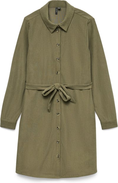 VERO MODA - VMELLY L/S SHORT SHIRT DRESS WVN GA - Dames - Mini jurken