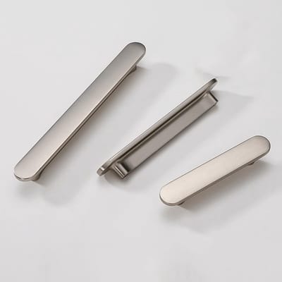 6 Stuks Gouden Keukenmeubel Handgrepen 96mm - Geborsteld Messing, Zinklegering, Modern Ontwerp
