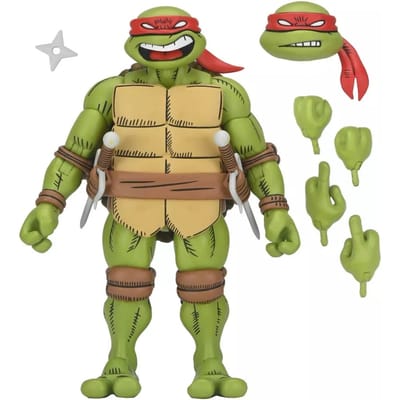 NECA Teenage Mutant Ninja Turtles X Usagi Yojimbo Raphael Ulimate 7 Inch Scale Action Figure