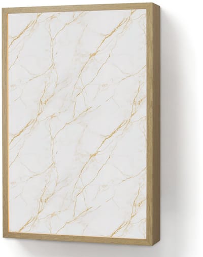 Wandlamp 40x60 cm - Oplaadbaar - Wit - Marmer - Goud - Luxueus - Wandlampen binnen woonkamer - Slaapkamer lamp - Decoratieve nachtlamp - Vloerlamp draadloos