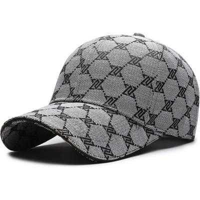 Casquette de Baseball rigide sandwich avec grand bord pour les activités de plein air, le shopping, les voyages et les loisirs. Casquette de baseball tendance. gray