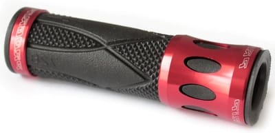 Fiets Handvatten - Stuur Grips - Comfortabel Fietsen - Ergonomisch Ontwerp - 116 mm - Zwart Rood