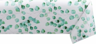 Raved Tafelzeil – 140 cm x 200 cm – Lente Bloemen – Wit – PVC – Afwasbaar