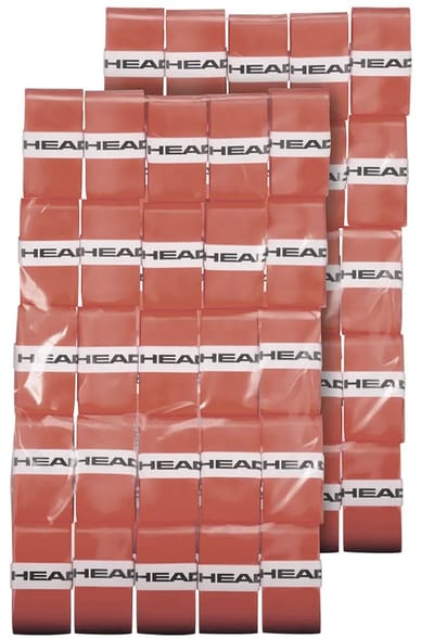 Head Prime Tour - Overgrip - Tackiness - Comfort - licht rood - 50 stuks