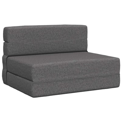 vidaXL - Vouwbare - Sofa - Bed - Lichtgrijs - 70 - x - 72 - x - 60 - cm - Stof