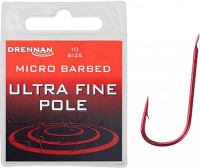 Drennan Ultra Fine Pole Spade - Micro Barbed (10pcs) - Maat : 20