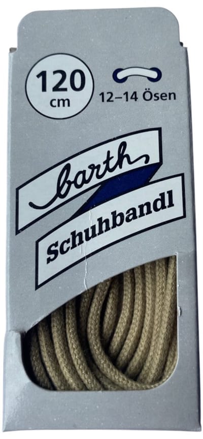 Veter dun rond licht beige 120 cm (Barth)