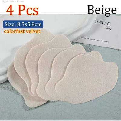 4 stuks sportschoenen reparatiestickers hielbeschermer anti-slijtage reparatiegaten zelfklevende patches binnenzolen pad voetverzorgingsinzetstuk beige