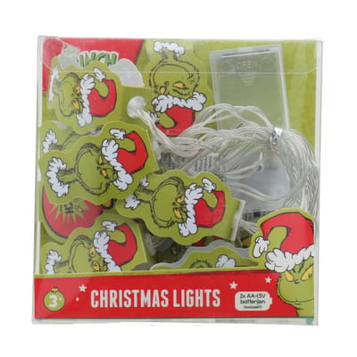 the Grinch Dr Seuss Totum lichtslinger home deco verlichting - speelgoed cadeau jongens meisjes vanaf 3 jaar cadeau