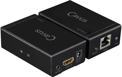 Cavus HDMI + IR verlenger over 1 netwerkkabel - 60 meter (Full HD)