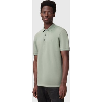 AllSaints Reform Ss Polo Mineral Green Taglia: S | Polo Outlet | Uomo | Verde