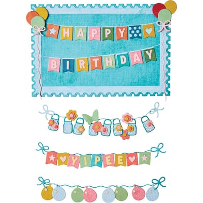 Sizzix Thinlits Ponssjabloon "All about Banners"