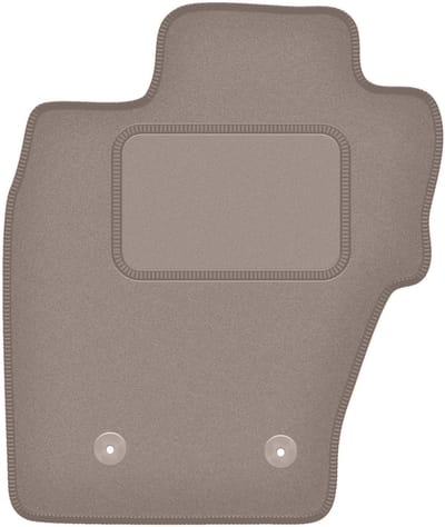 Beige bestuurdersmat voor: Dacia Duster I 4WD SUV (2010-2018)