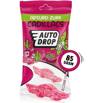 Autodrop zure Cadillacs zak 85 gram