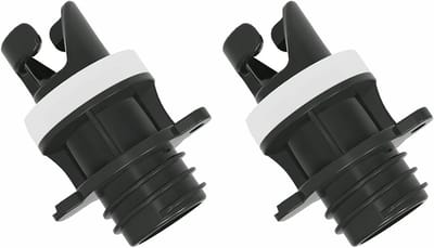 Opblaas Pomp Adapter - Ventiel Connector - Watersport Uitrusting - Snelkoppeling Ontwerp - 5.3cm x 2.3cm - Zwart