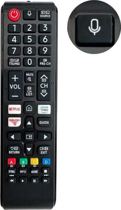 Universele afstandsbediening voor Samsung TV's - Spraakbesturing - Werkt direct