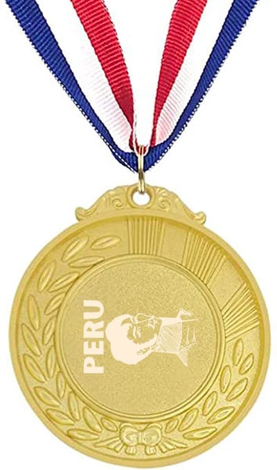 Akyol - peru medaille goudkleuring - Piloot - toeristen - peru cadeau - beste land - leuk cadeau voor je vriend om te geven