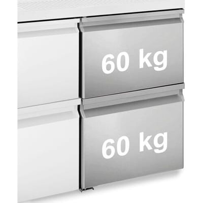 GGM Gastro Schubladenblock - bestehend aus 2x 1/2 Schubladen - für die Serien BRF & BLF Zilver