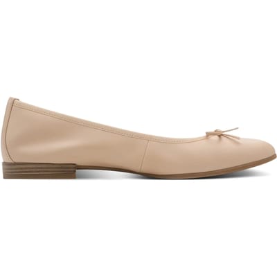 Tamaris leren ballerina 1-22116-41- 251 damesschoenen M2211641 Beige
