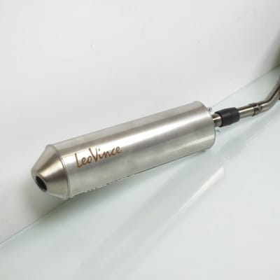 Pot d échappement Leovince pour Moto Derbi 50 Senda R X-Trem Eu2 3408N / HM V6 inox passage bas Neuf