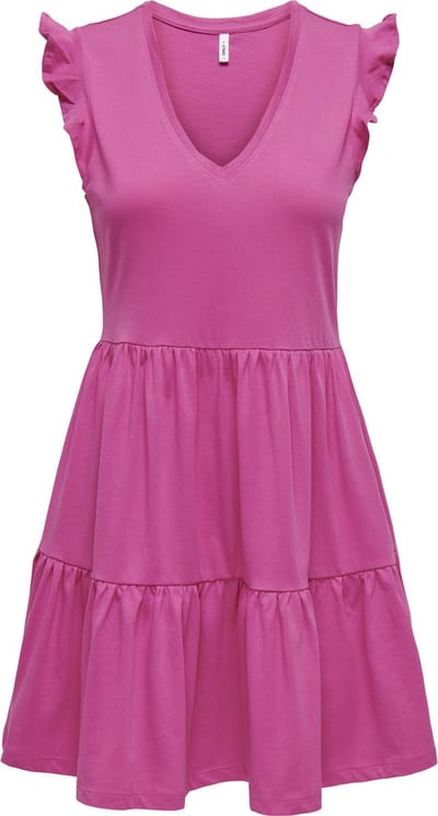 ONLY - ONLMAY CAP SLEEV FRIL DRESS JRS NOOS - Dames - Mini jurken