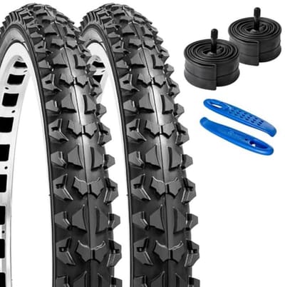 20-inch MTB Fietsbanden en Binnenbanden - 2 Stuks - Compatibel Met 20x2,1 en 20x2,125