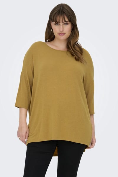 ONLY CARMAKOMA - CARLAMOUR 3/4 TOP JRS NOOS - Dames - Blouses