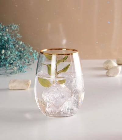 Pasabahce longdrinkglazen - drinkglas - waterglas - golden touch amber 570ml - 6 stuks