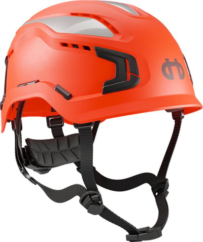 Hellberg Sector Veiligheidshelm Oranje – Professionele Bouwhelm met Ventilatie & Perfecte Pasvorm – Compatibel met Gehoorbescherming