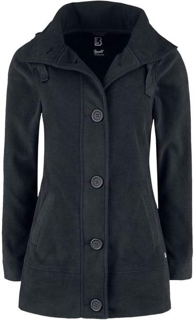Brandit Square Fleece Dames Tussenseizoensjas - zwart - S