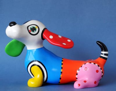 James de teckel - beeld van Jacky Zegers - JZ32 - 27 cm