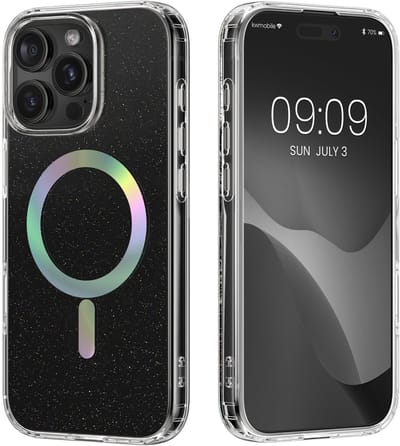 kwmobile Hoesje compatibel met Apple iPhone 16 Pro Max Smartphonehoesje – Hardcase met TPU-bumper – Beschermhoes compatibel met MagSafe – Camerabescherming