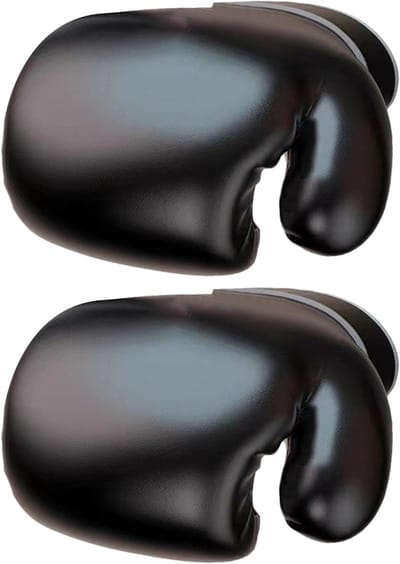 Bokshandschoenen - Trainingshandschoenen - Kracht Training - Versterkte Nadenn - 10 oz - Zwart