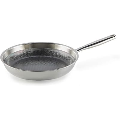 Habonne hybrid RVS triply koekenpan PFAS vrij - 28cm
