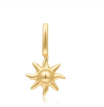 Ania Haie AH NC055-10G Pop Charms Dames Hanger - Sieraad - Zilver - Goudkleurig - 925 Zilver - 6 mm breed - 1 cm lang
