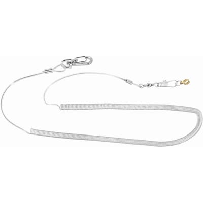 Kits Laisse Corde d'Entraînement au Vol Anti-Morsure pour Perroquet Oiseau 6m Couleur Aléatoire (Diamètre de l'anneau de pied. 8.5mm)