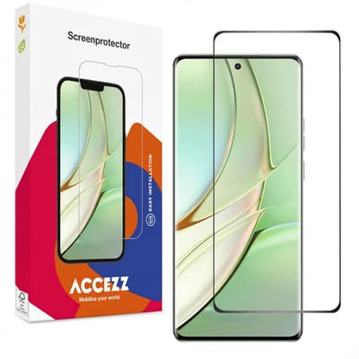 Accezz Screen Protector - Geschikt voor Motorola Edge 40 - Gehard Glas Screenprotector