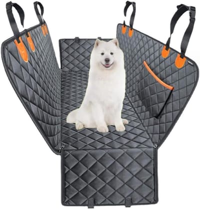 Autostoelhoes Hond - Beschermhoes Auto - Reizen met Huisdier - Waterdicht Antislip - 1 kg - Oranje