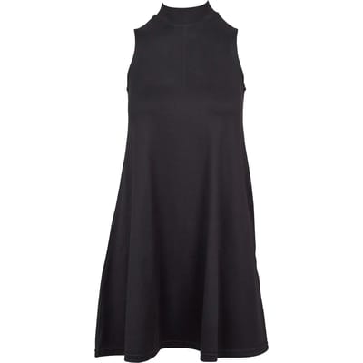Urban Classics A-Line Turtleneck Dames Mini-jurk - zwart - 4XL