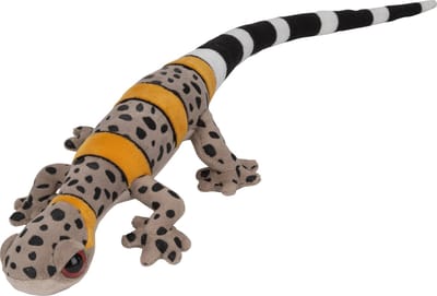 Nature Planet Knuffeldier Arizona Gekko Hagedis - zachte pluche stof - premium knuffels - beige/geel - 62 cm