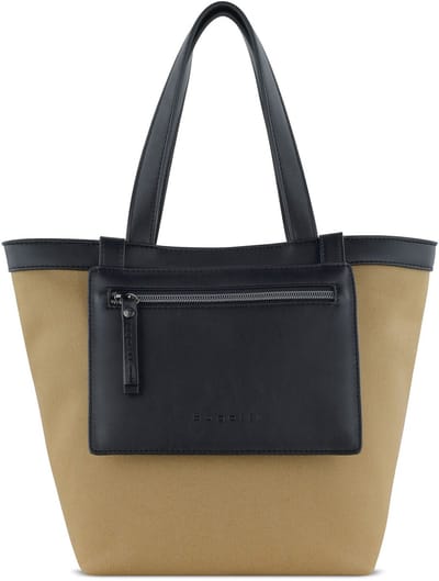 bugatti Handtas Schoudertas Elena Tote Bag Camel Lichtbruin
