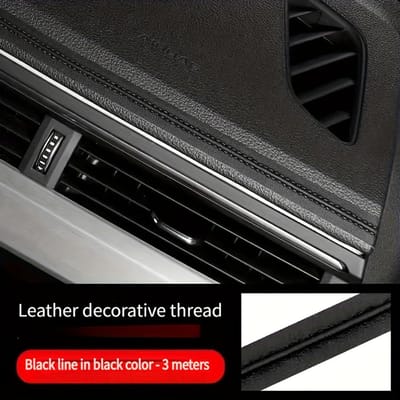 3 Meter Decoratieve Strip voor Interieurkieren in Auto's voor het Afdichten van Randen en Opvullen van Kieren in de Carrosserie van het Voertuig, Inclusief Middenconsole en Deurpanelen.