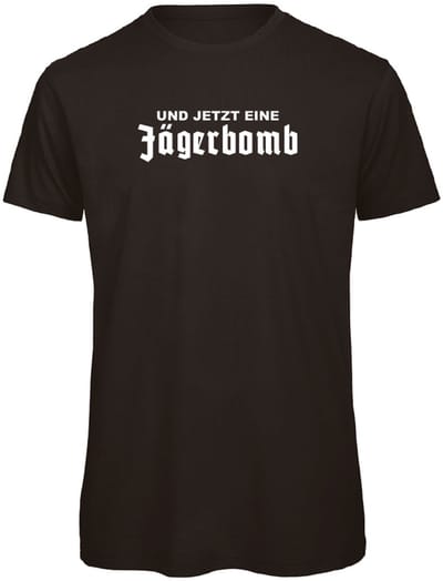 Jägerbomb wintersport t-shirt zwart S - soBAD. | Foute apres ski outfit | kleding | verkleedkleren | wintersport t-shirt | wintersport dames en heren